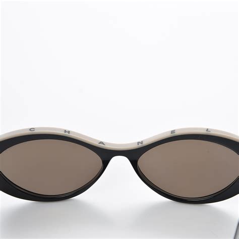 chanel black gold acetate oval 5416 sunglasses|CHANEL 5416 Oval Sunglasses .